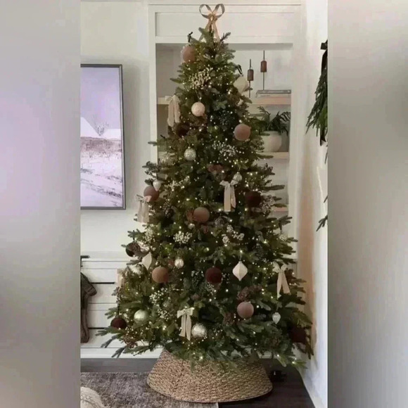 BROWN COFFEE RED MATTE IN GLASS CHRISTMAS ORNAMENT DECORATION 13 PCS - Picture 9 of 9